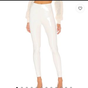 Commando Patent Leather White Pants NWT